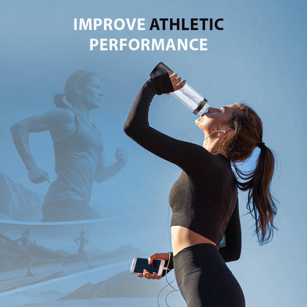 Women drinking water from HydroProBottle-300ml