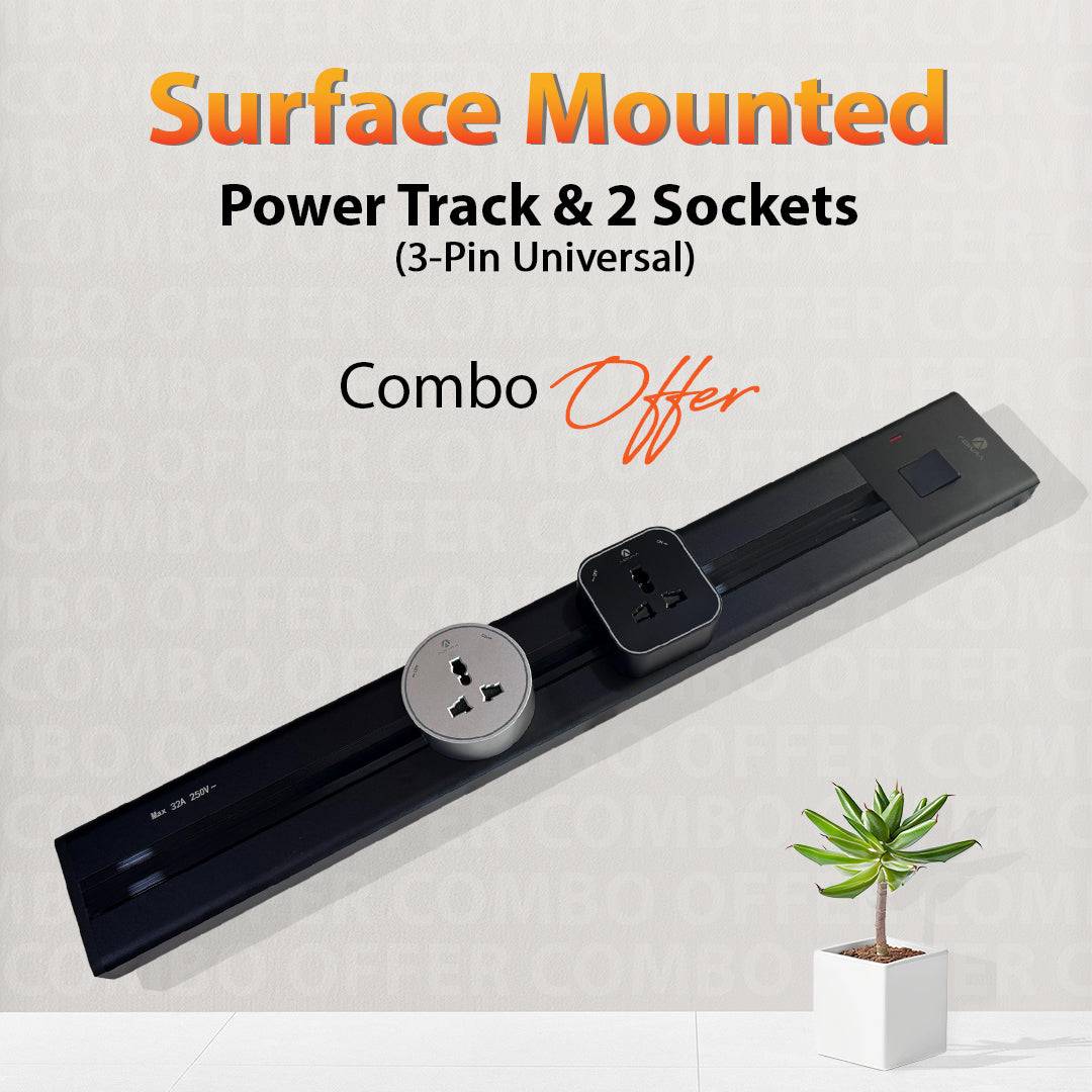 Buy Adivaa Adjustable Plug-in Power Track Online India