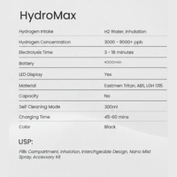 HydroMax - 300ml (Free Hydrogen Face Mist Sprayer)