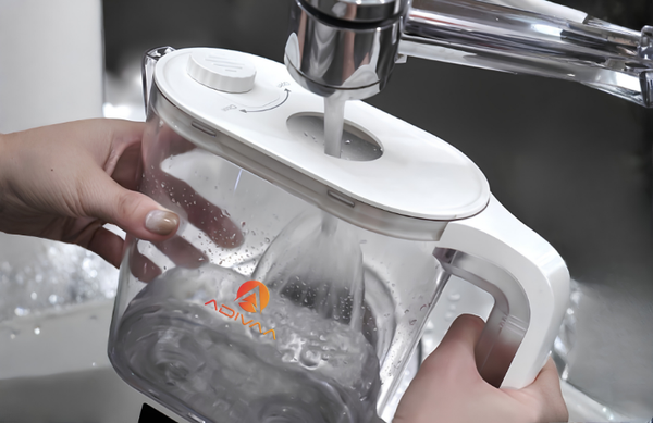 Fill with water