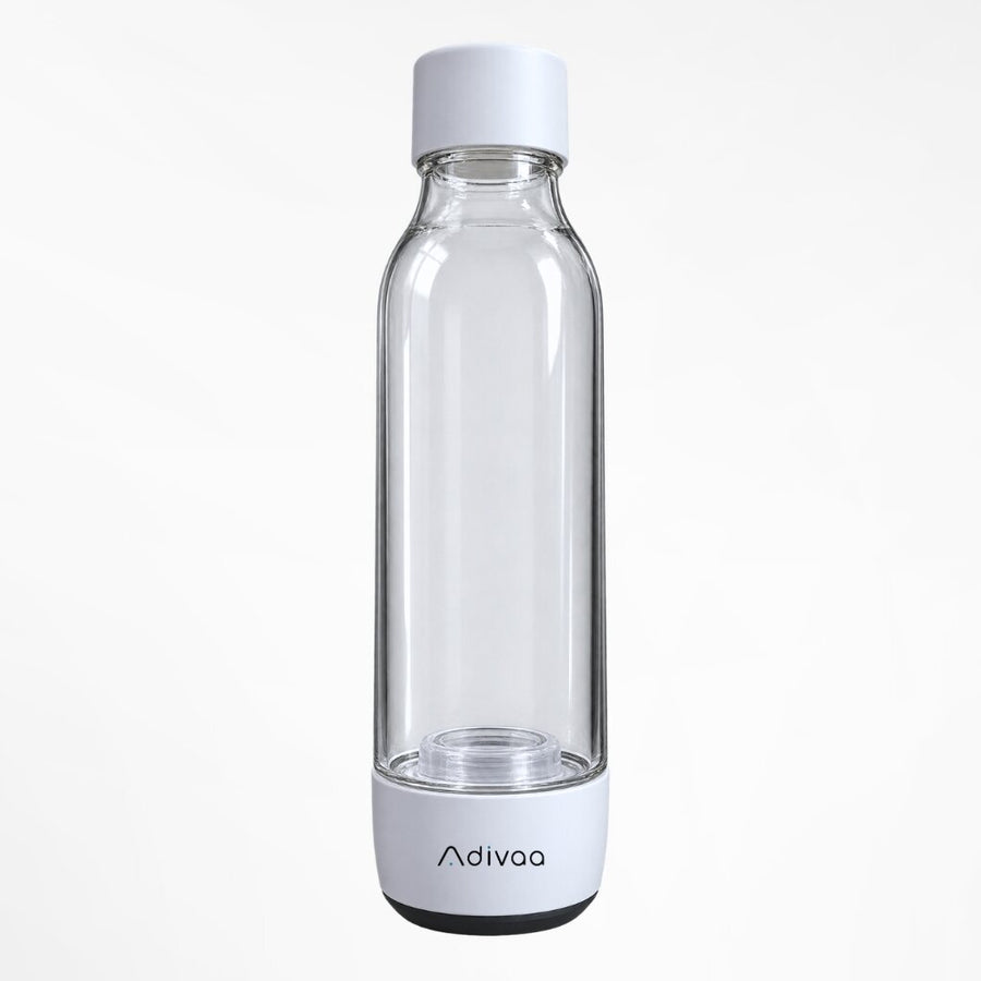 HydroGo 450 ml portable hydrogen water bottle, front view