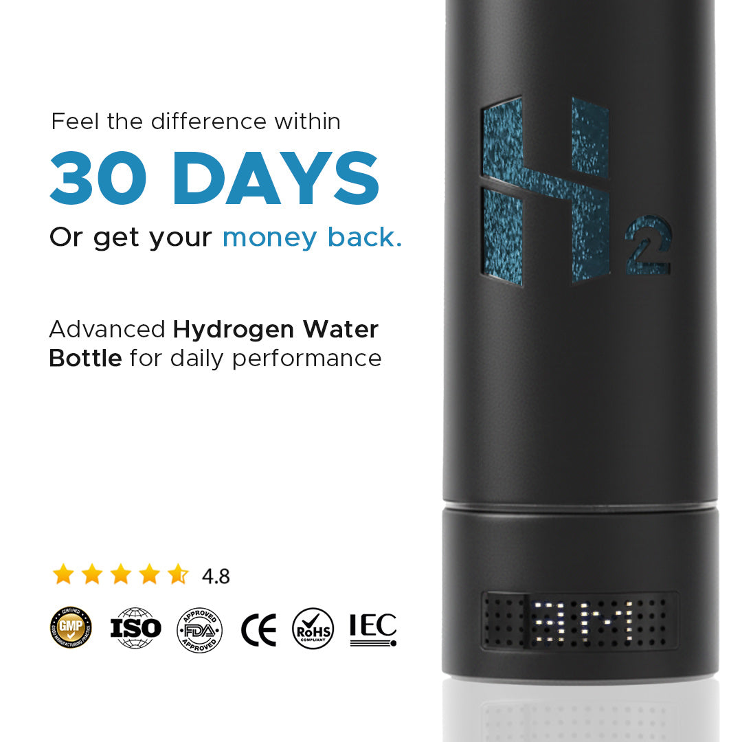 Feel the difference within 30 days or get your money back. HydroMax with its certification marks