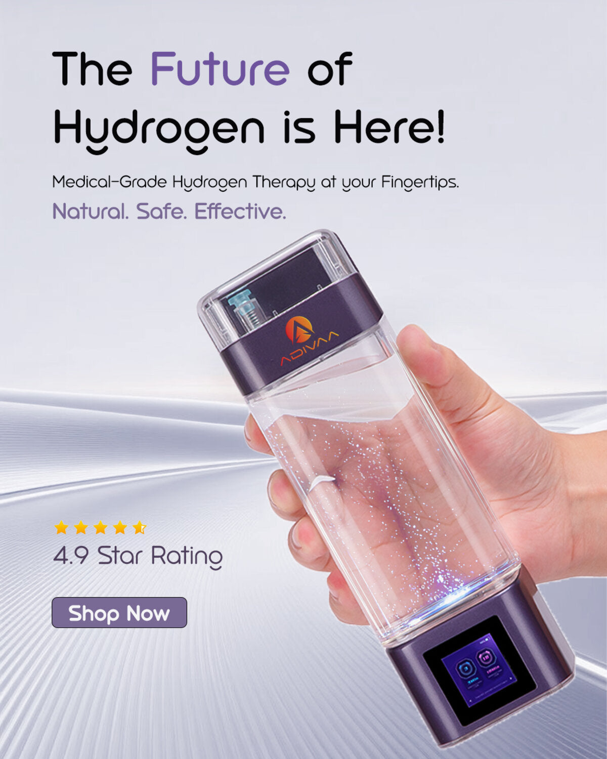 The future of hydrogen is here: medical-grade hydrogen therapy at your fingertips