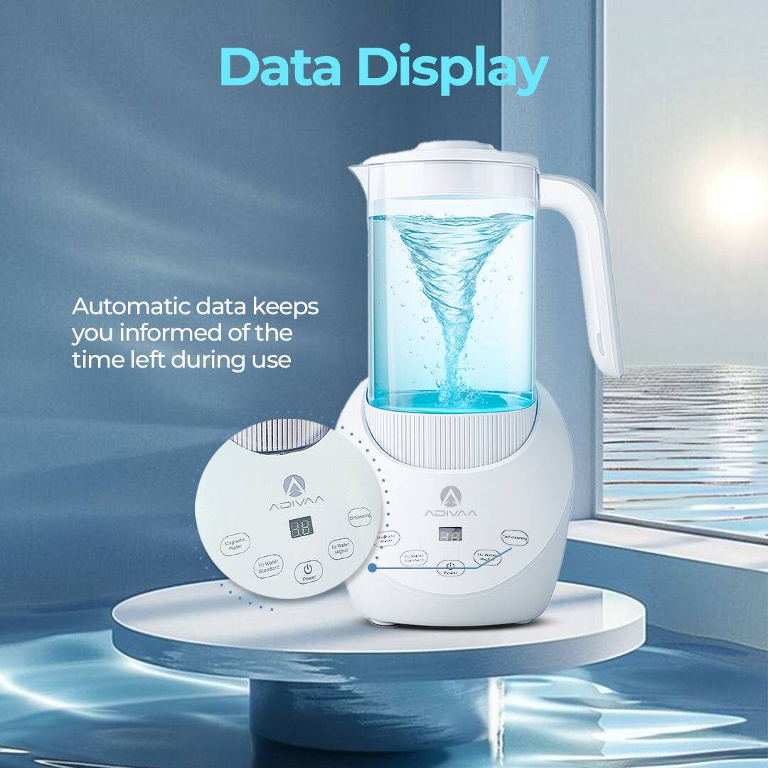Data display: automatic data keeps you informed of the time left during use